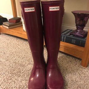 Hunter rain boots